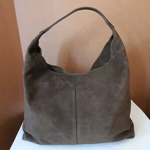 Madewell Mylie Large Suede Shoulder Bag - NWT + FREE GIFT